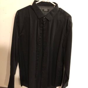Alfani men’s black shirt button down